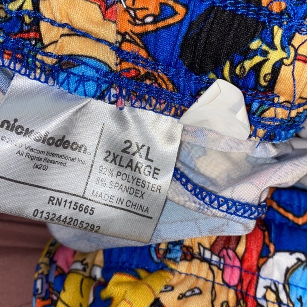 90s cartoon pajama bottoms